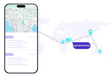 Data synchronisation of logistics information