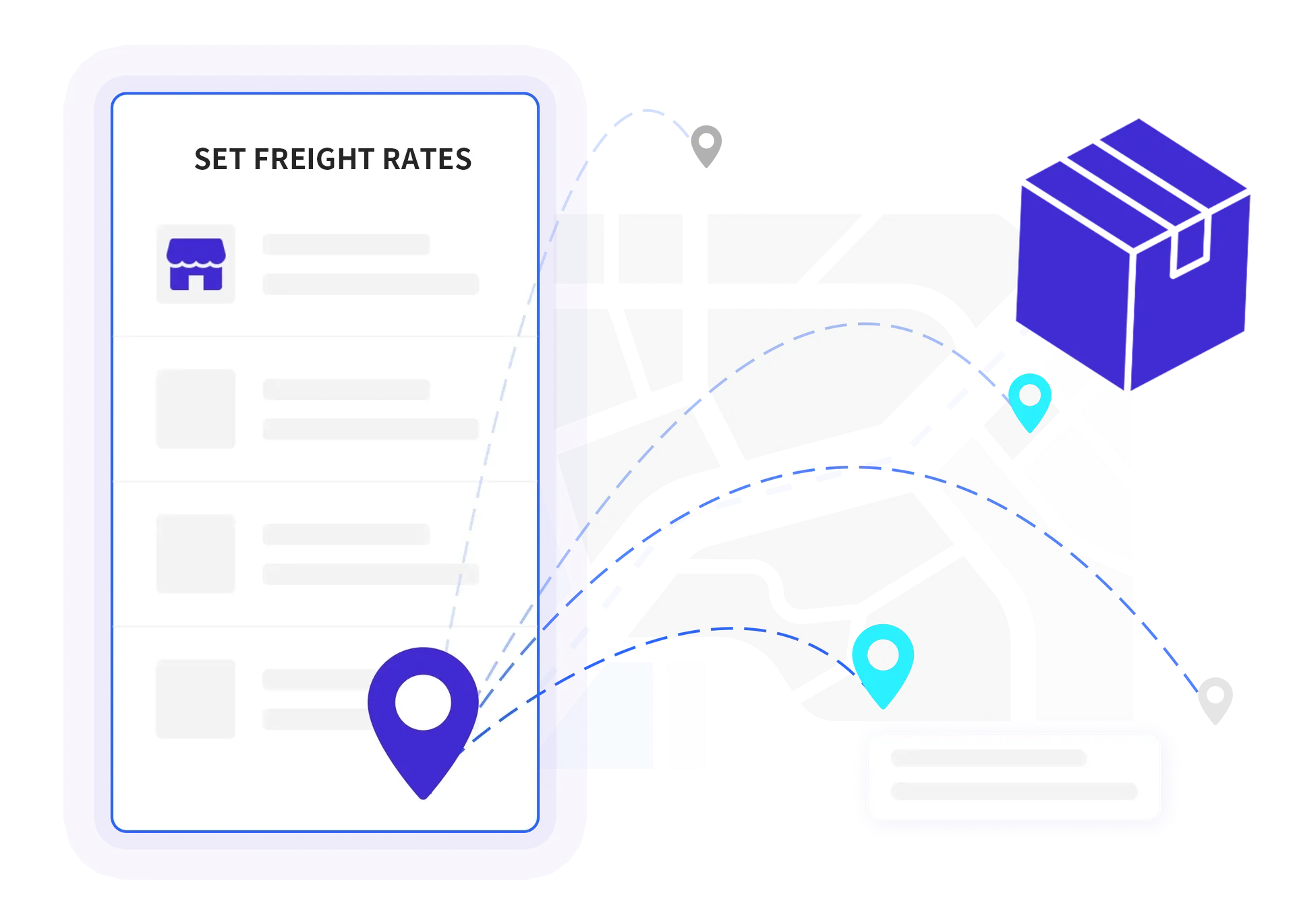 Customised shipping rates by region